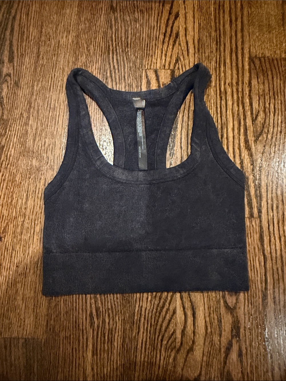Fp movement by free people Seamless Racerback Sports Bra in vintage black